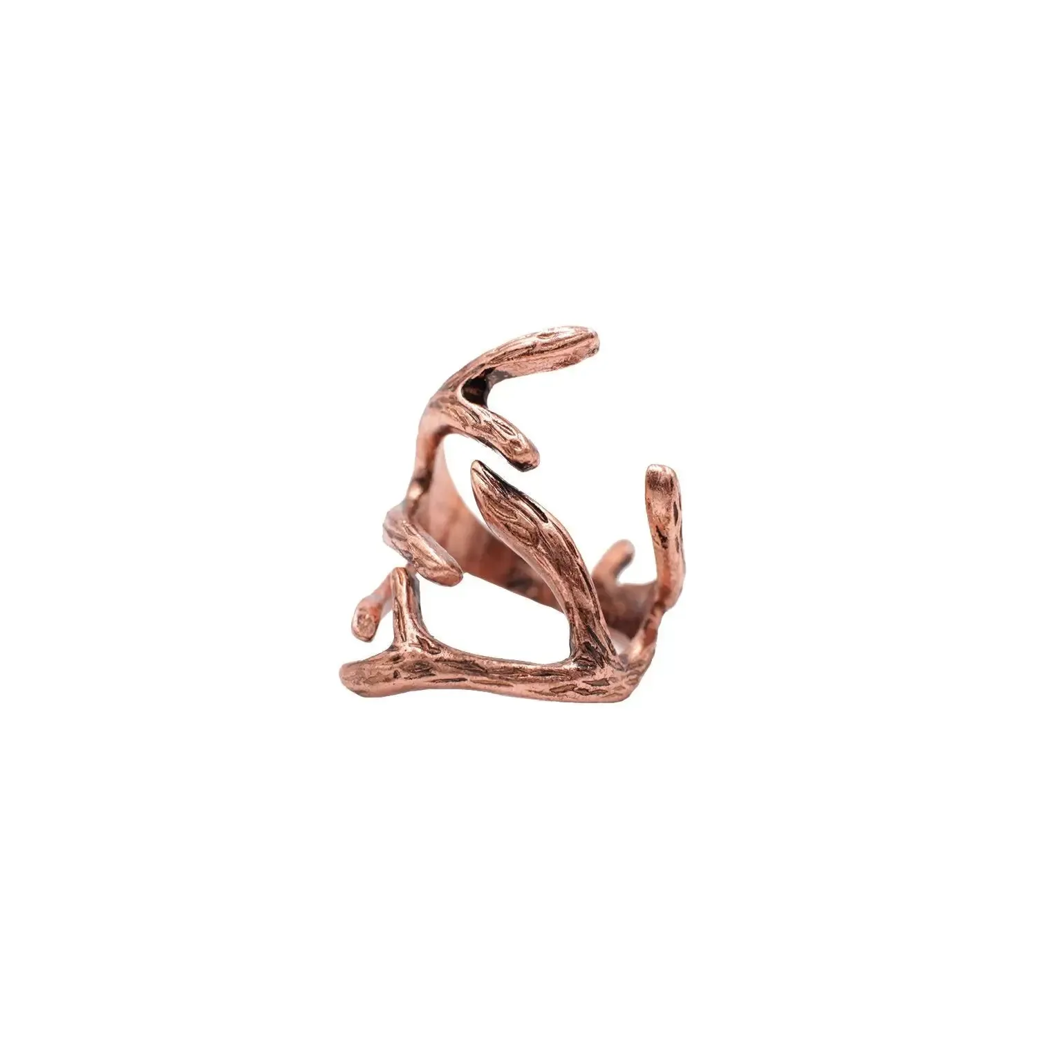 ROSE GOLD DEER ANTLER RING