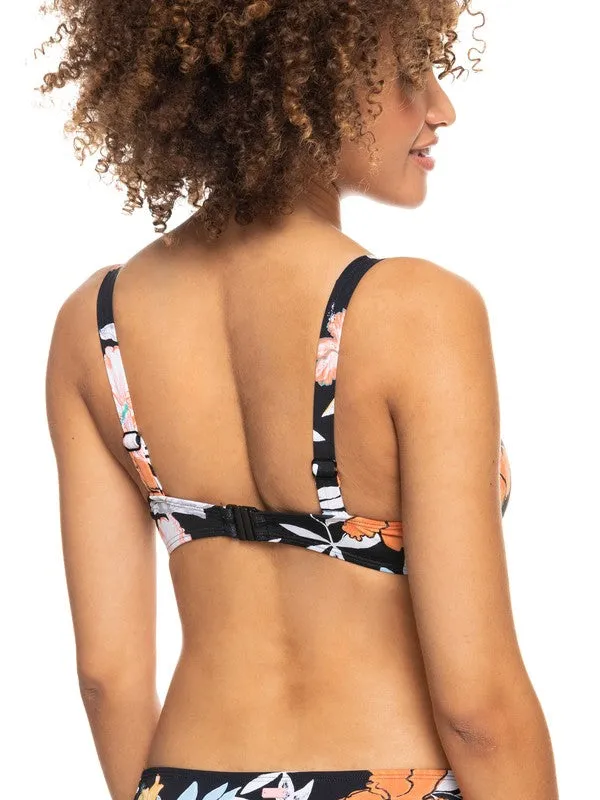 Roxy Womens Beach Classics Underwired D-Cup Bikini Top