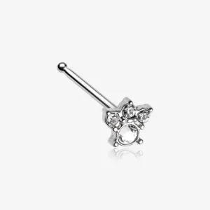 Royal Majestic Sparkle Nose Stud Ring