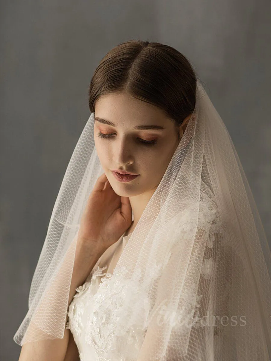 Roycebridal Elbow Length Wedding Veils Bridal Accessories AC1009