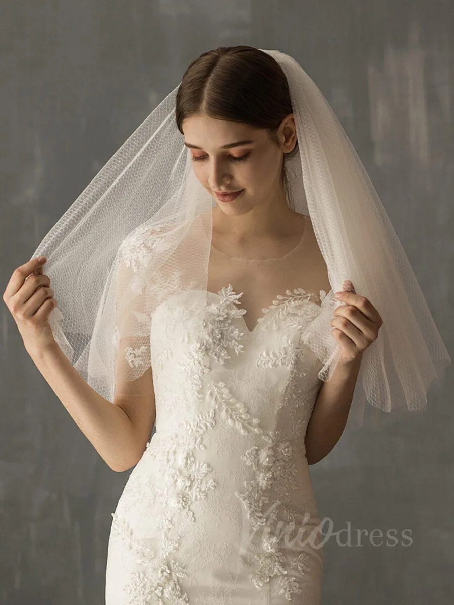 Roycebridal Elbow Length Wedding Veils Bridal Accessories AC1009