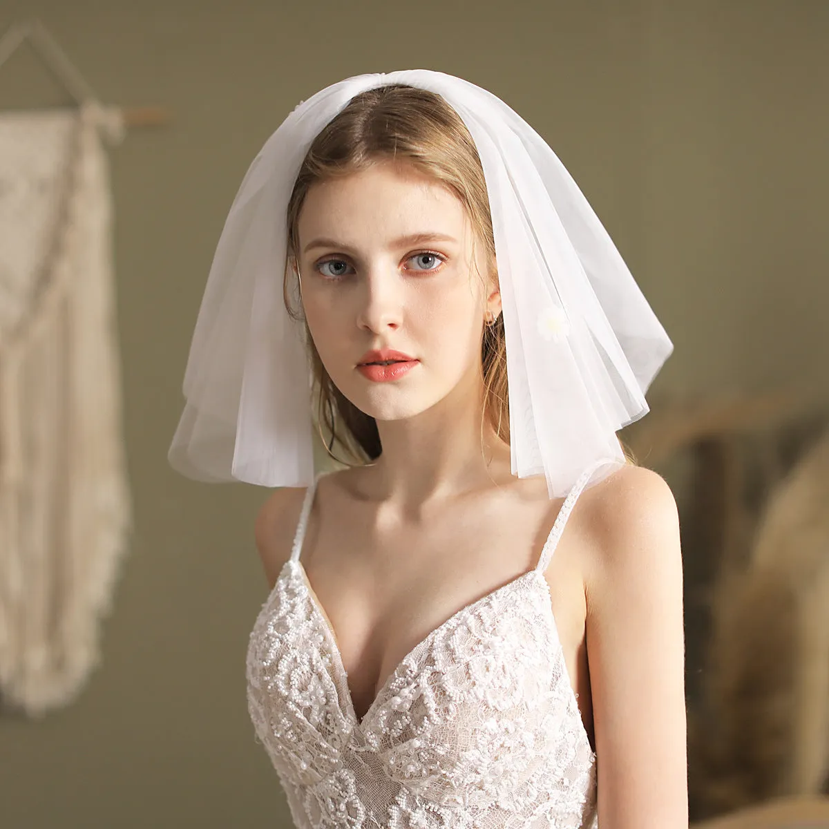 Roycebridal Short Blusher Veil