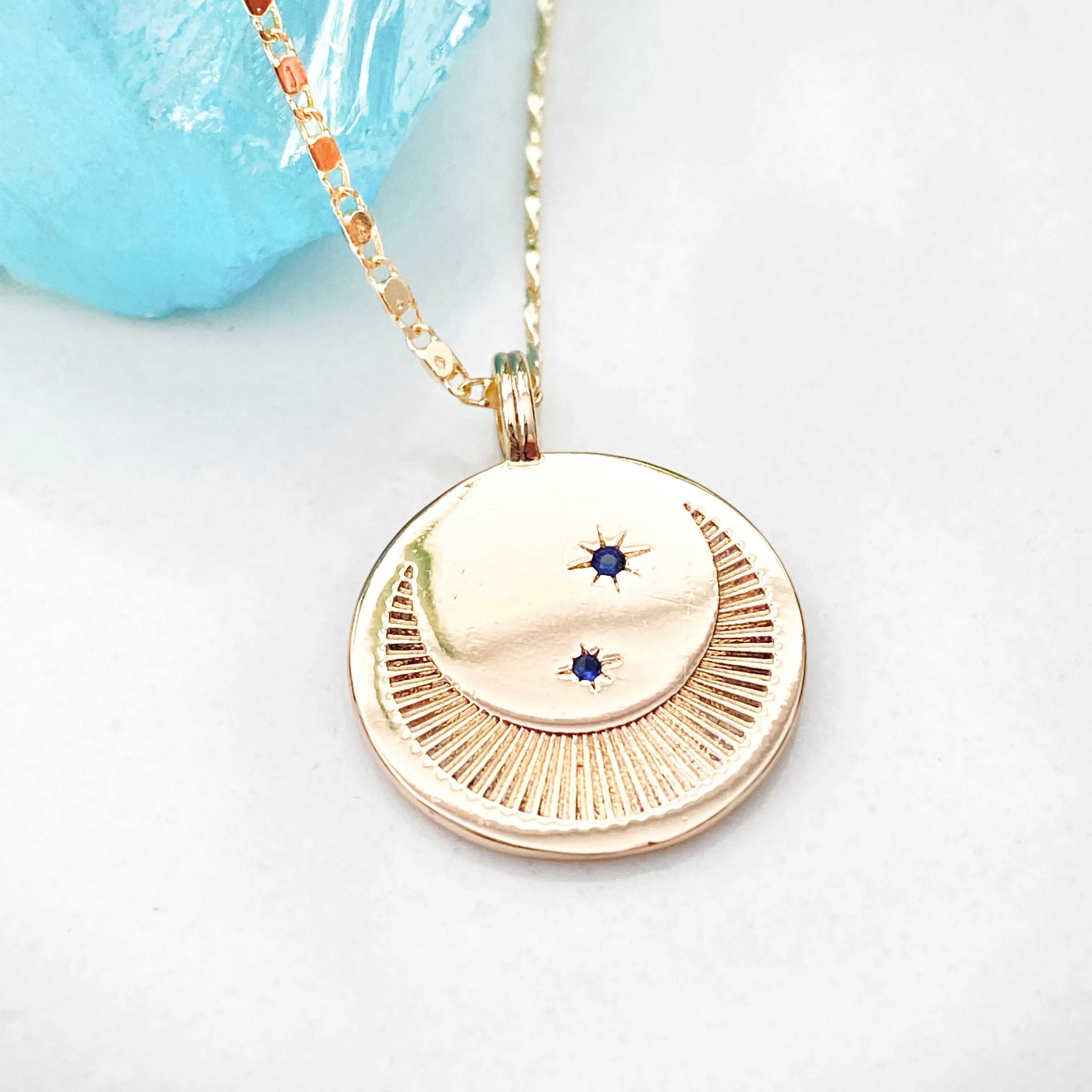Serena Crescent Moon Necklace
