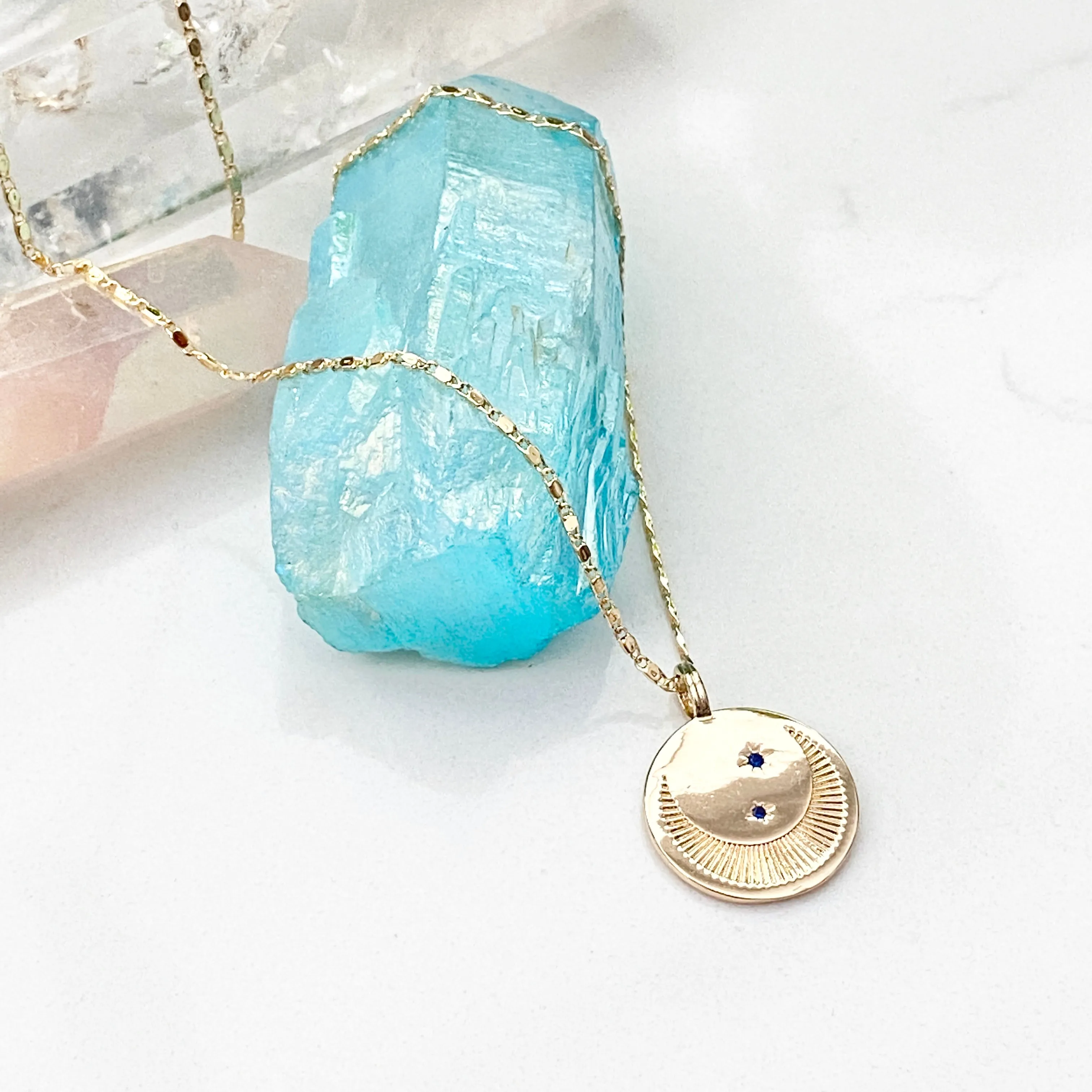 Serena Crescent Moon Necklace