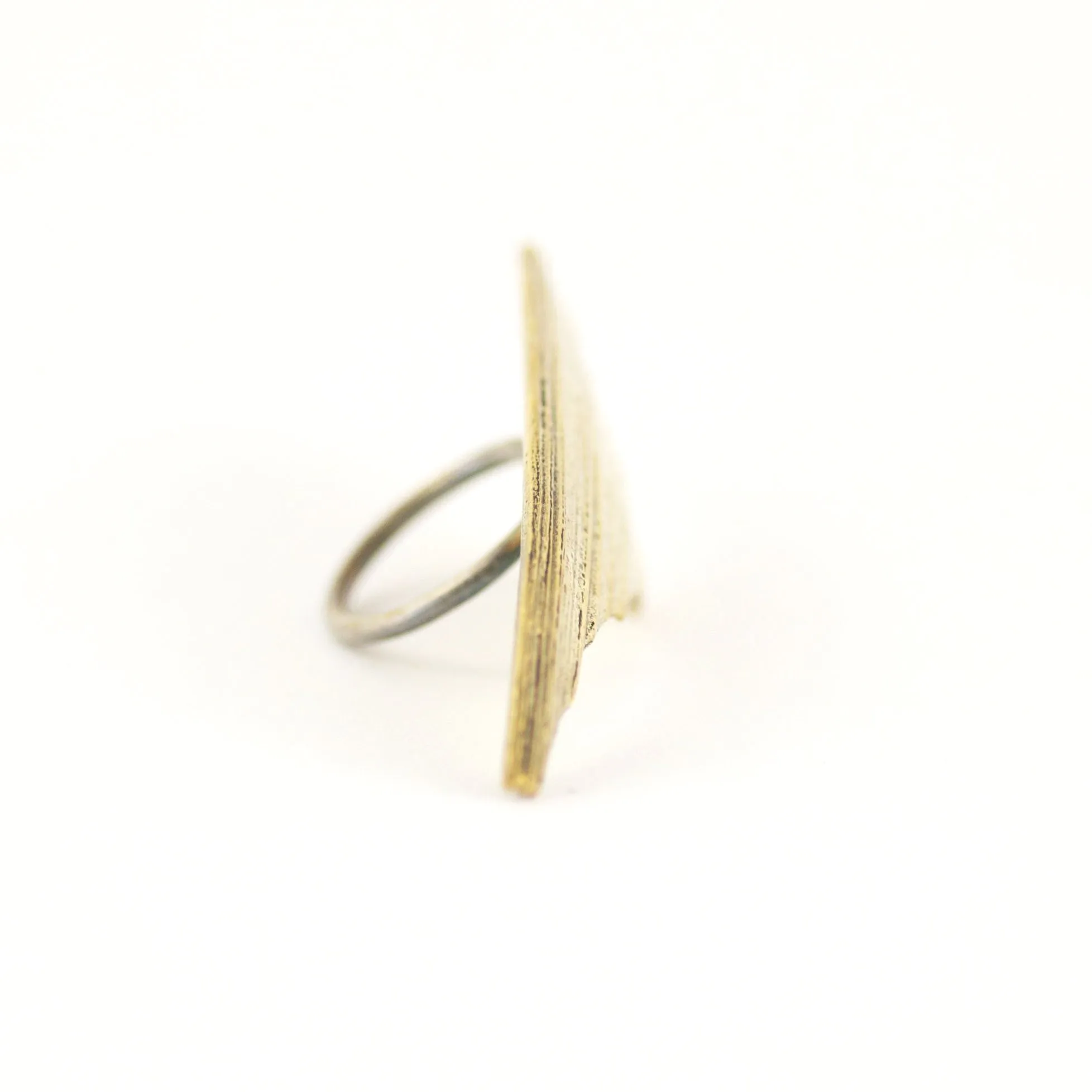 Shard & Shield Bronze Ring