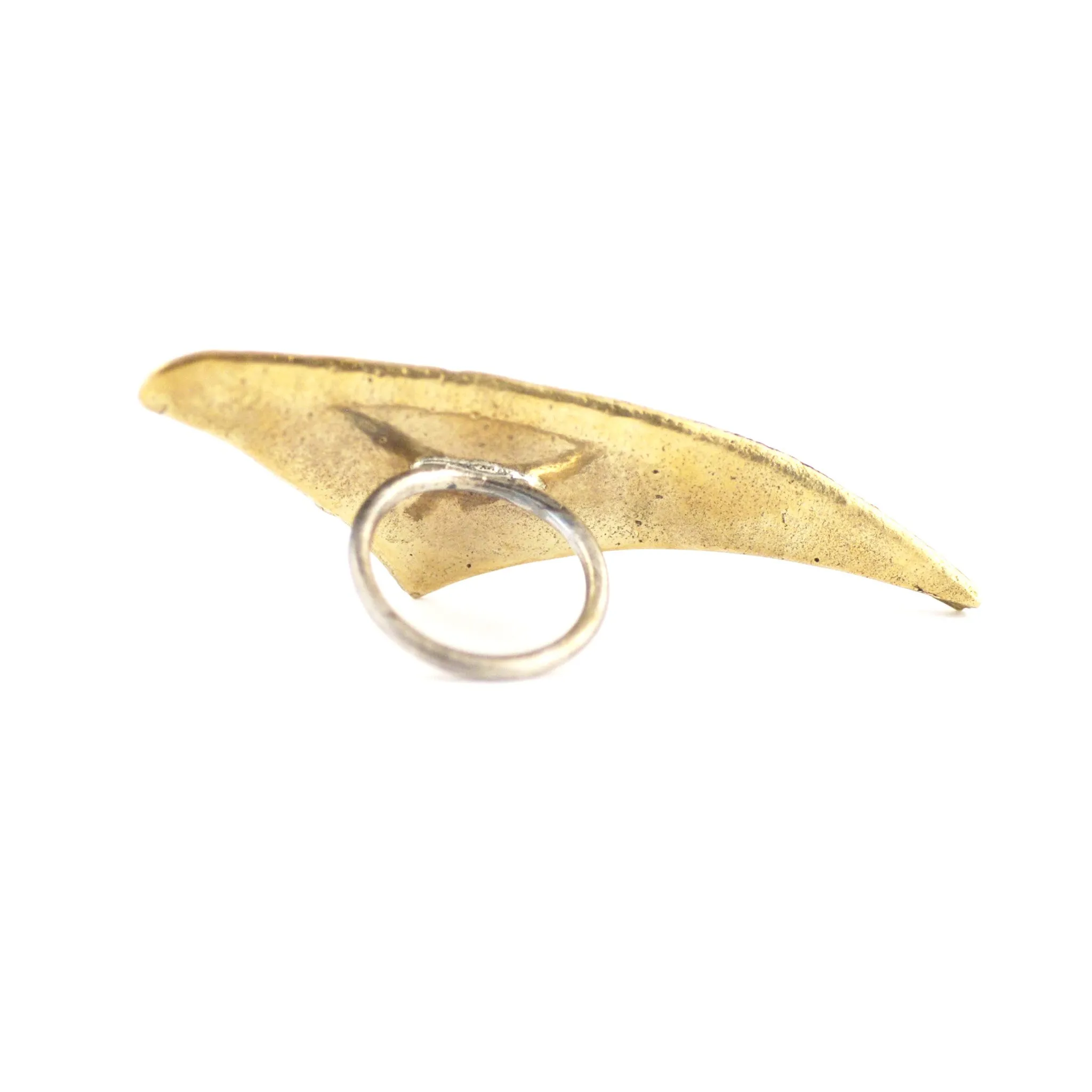 Shard & Shield Bronze Ring