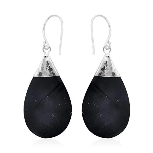 Shell Dangle Drop Earrings-925 Sterling Silver
