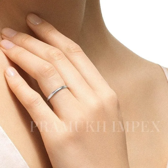 Simple Wedding Band Unique Yellow Gold Dainty Stacking Engagement Ring Delicate Ring Thin wedding band Anniversary Gift