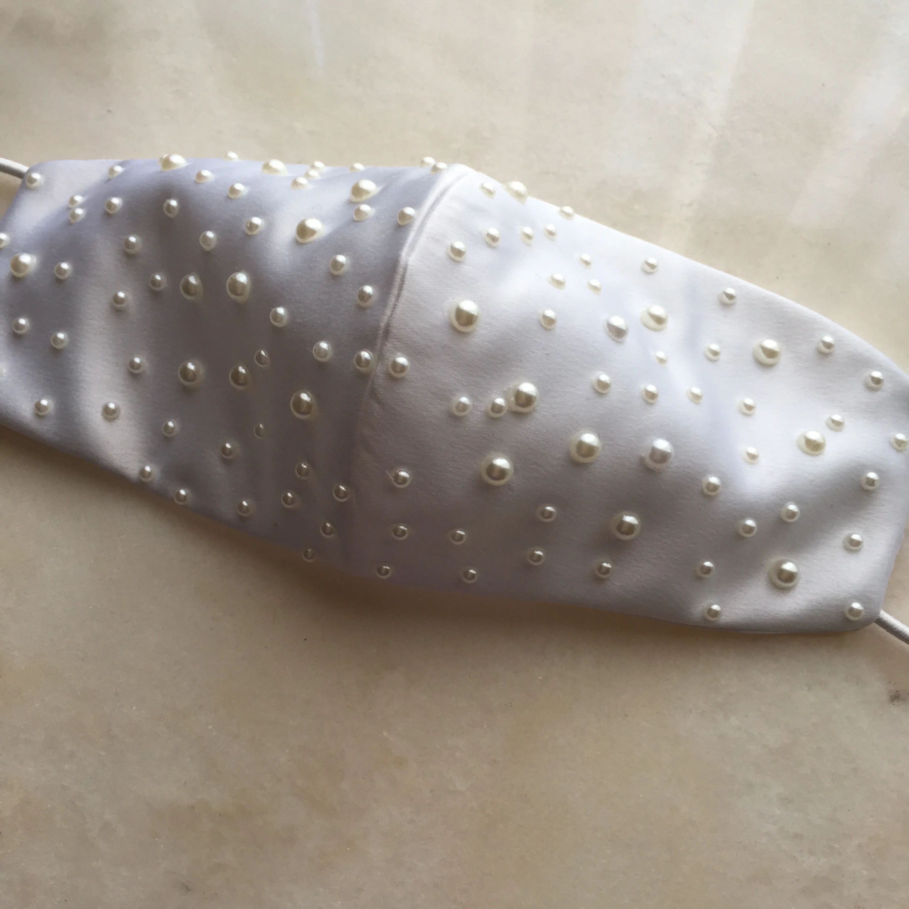 Skenna Pearls Bridal Face Mask