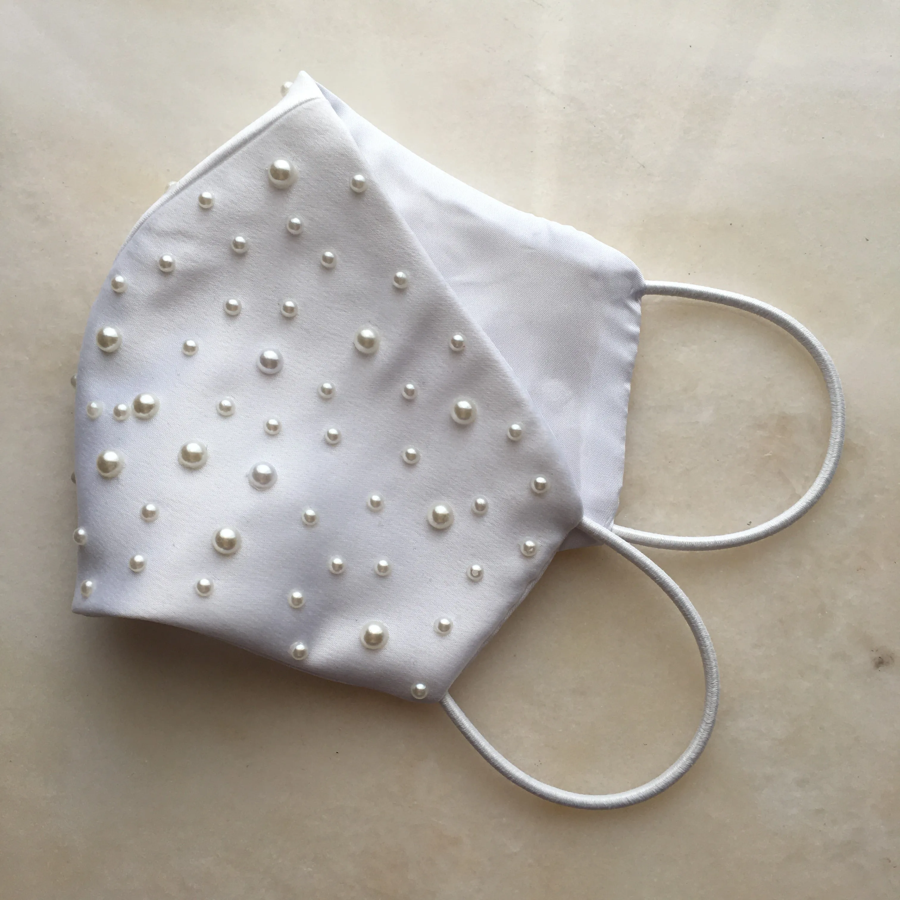 Skenna Pearls Bridal Face Mask
