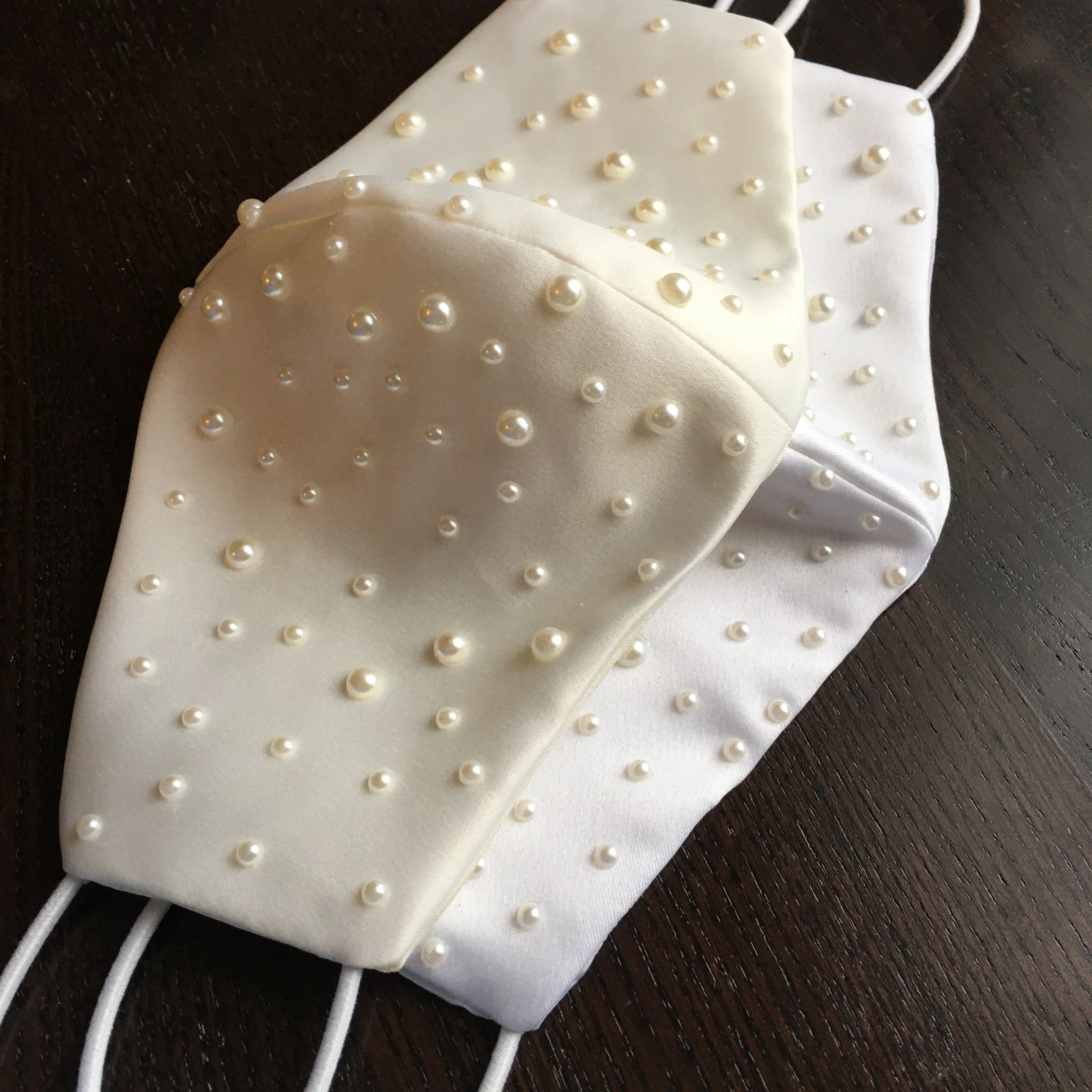 Skenna Pearls Bridal Face Mask