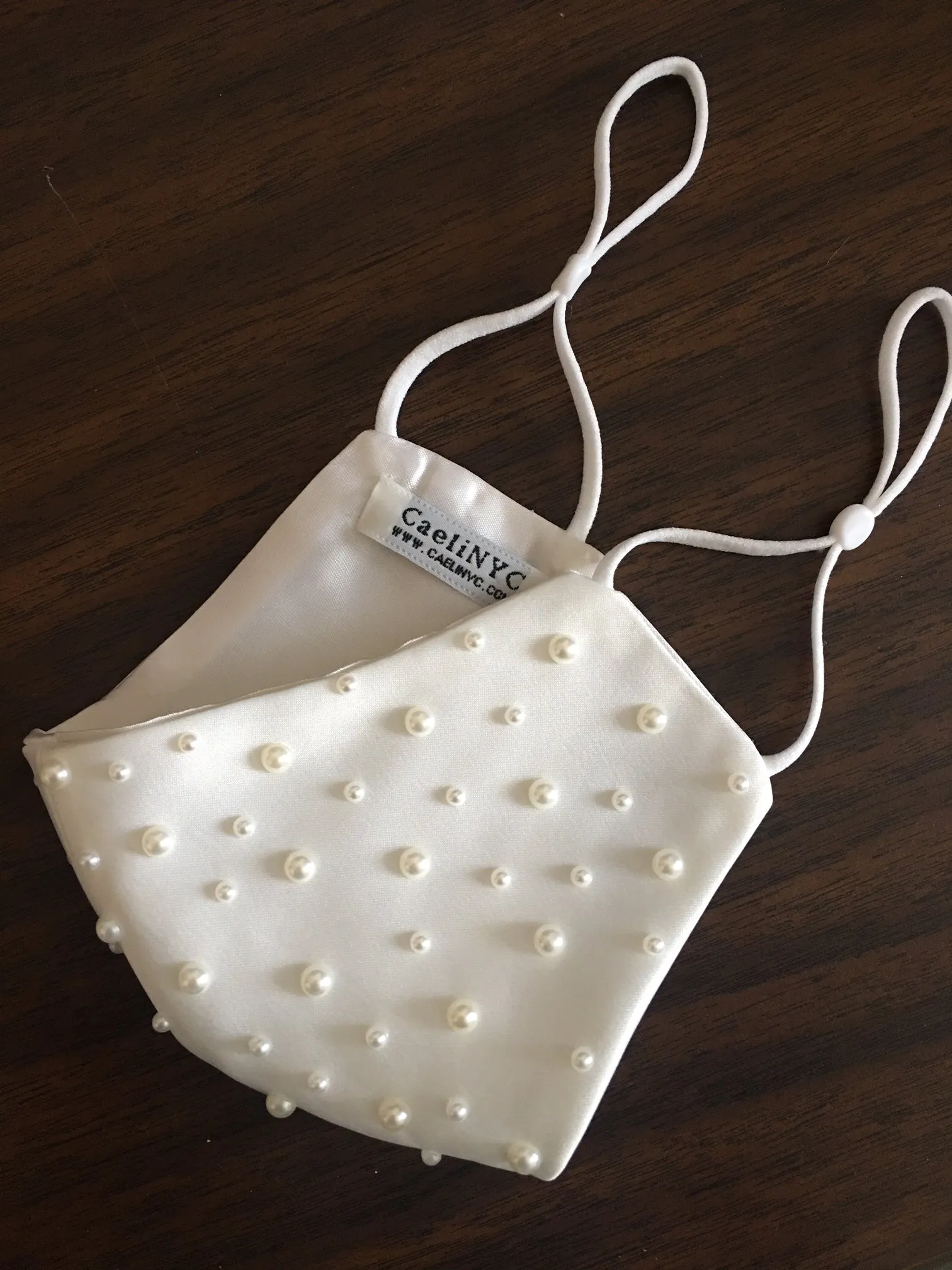 Skenna Pearls Bridal Face Mask
