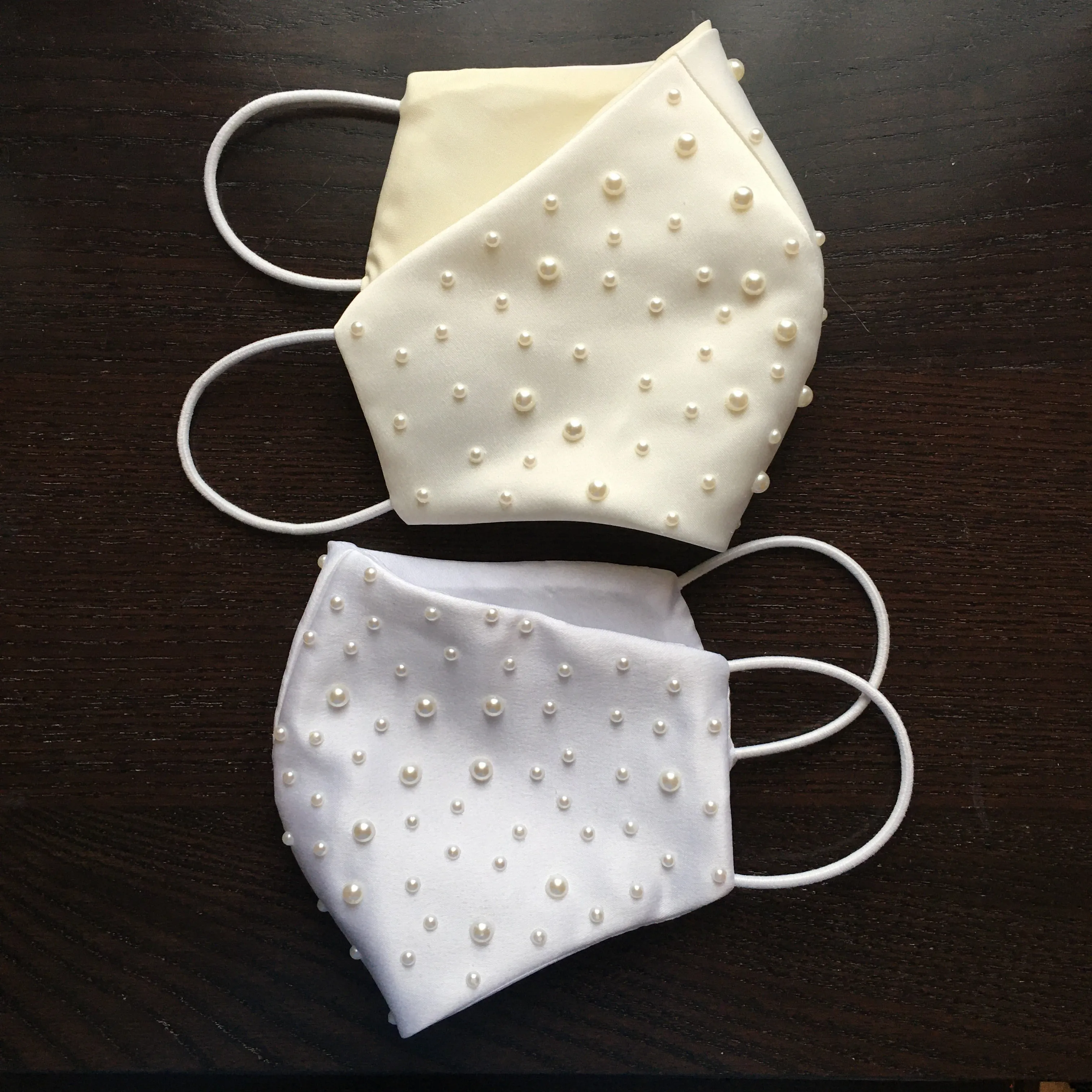 Skenna Pearls Bridal Face Mask