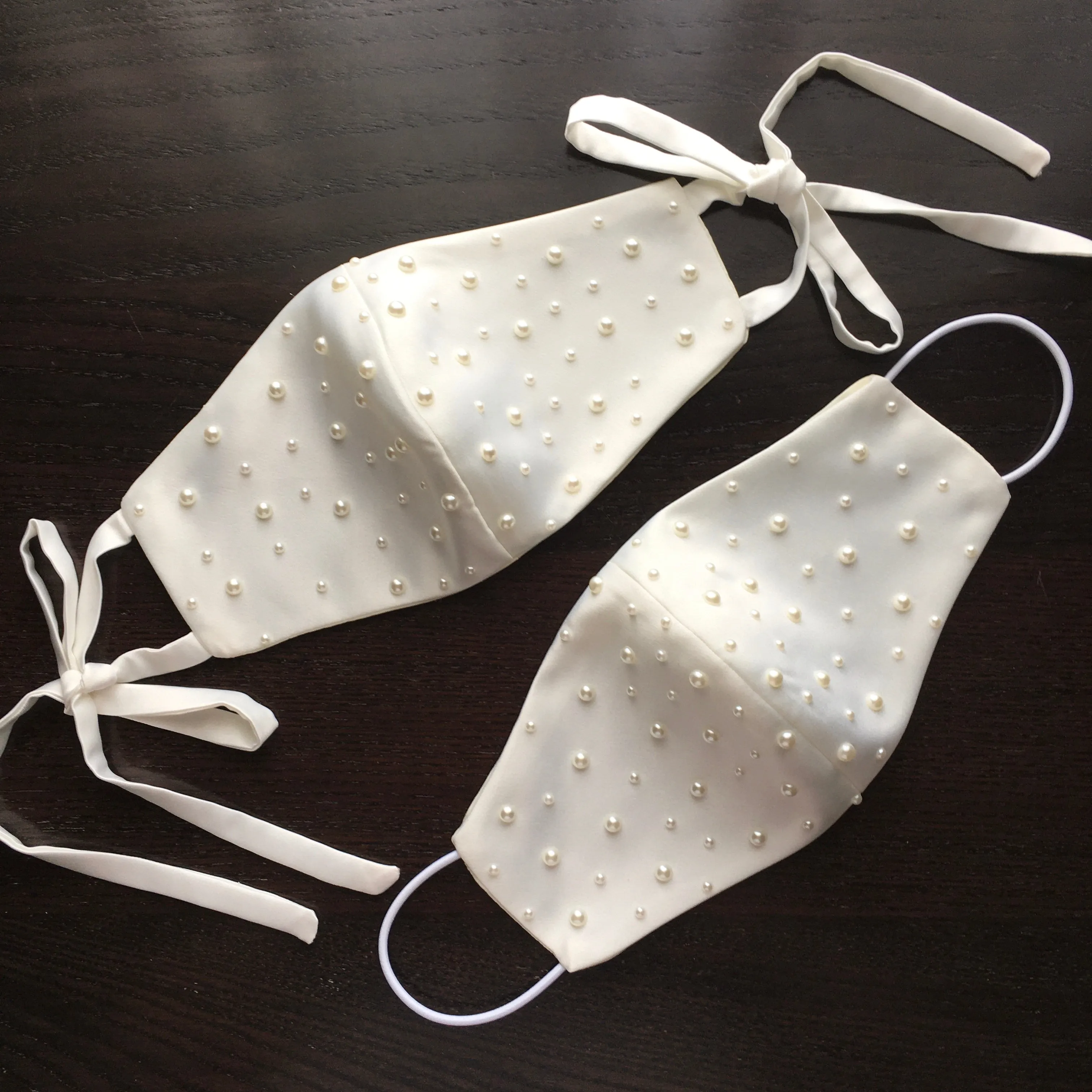 Skenna Pearls Bridal Face Mask