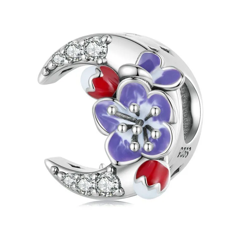 Skull And Lady Rose Arrow Charm