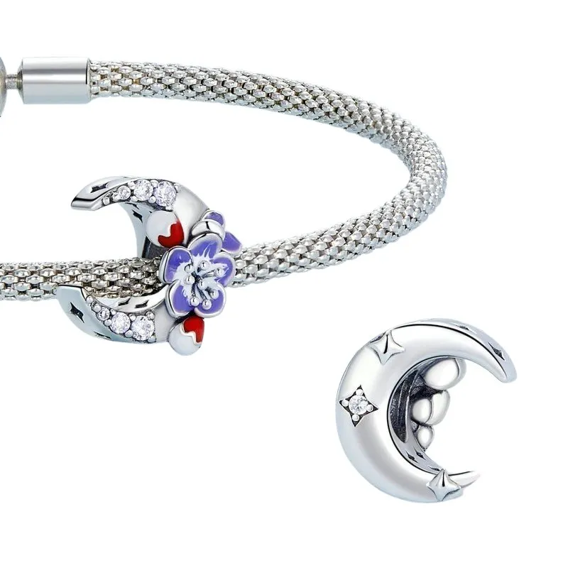 Skull And Lady Rose Arrow Charm