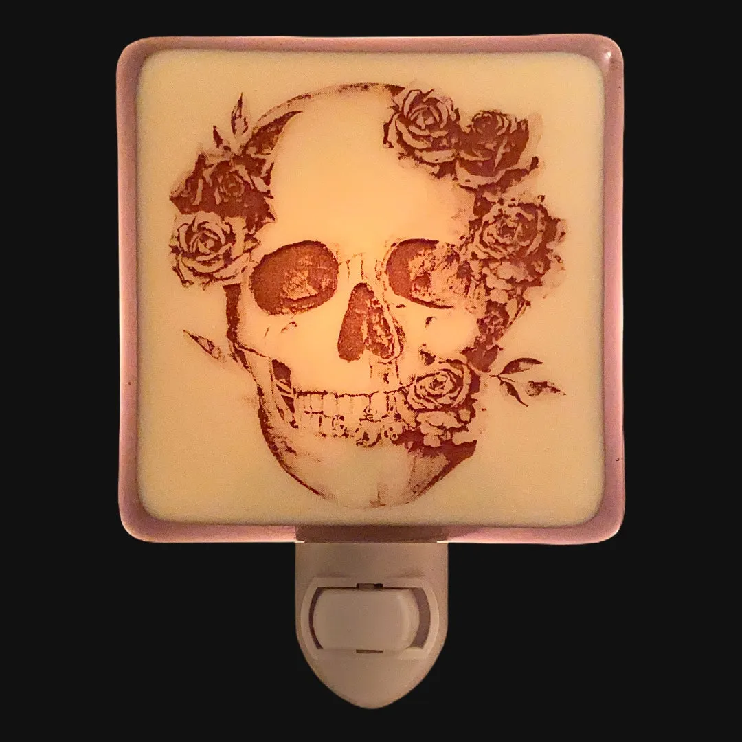 Skull and Roses Night Light