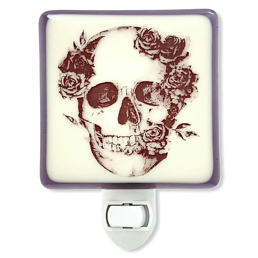 Skull and Roses Night Light