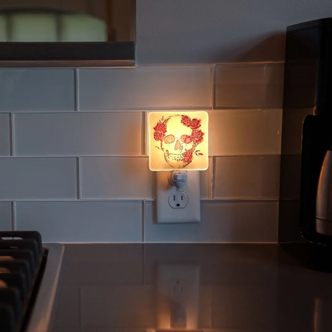 Skull and Roses Night Light