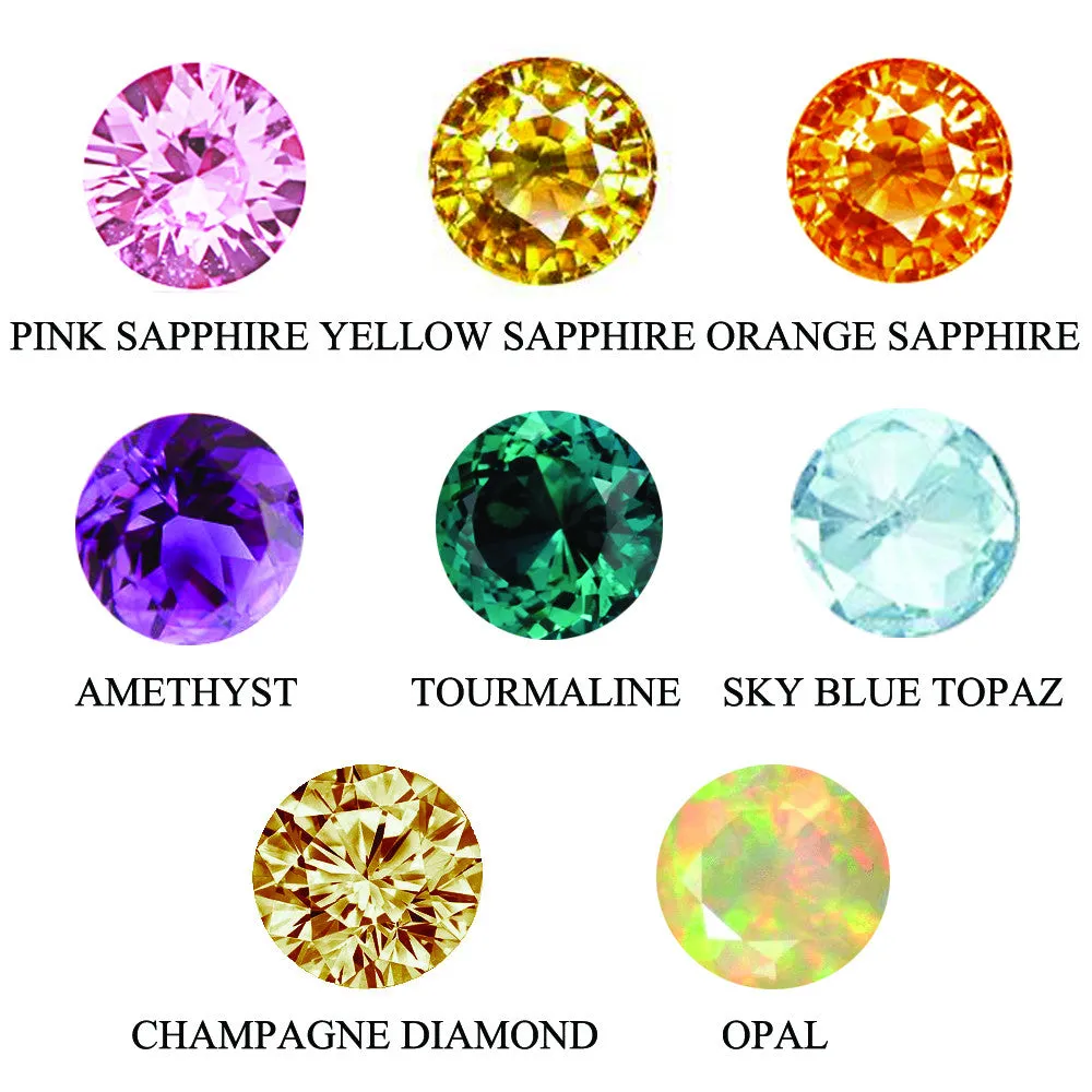 Small Birthstone Ring Cute Gemstone Handmade Jewelry
