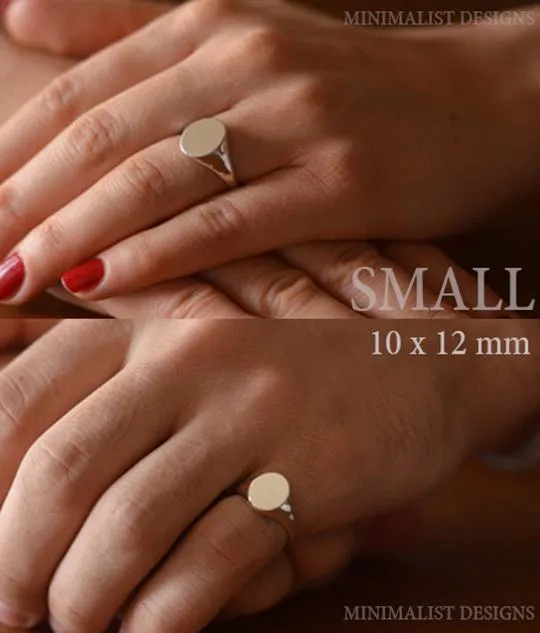 Solid Gold Family Crest Ring