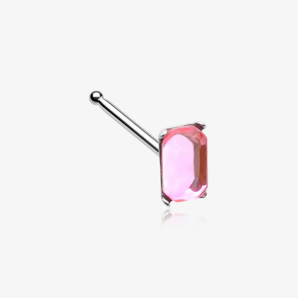 Sparkle Gem Cubic Nose Stud Ring