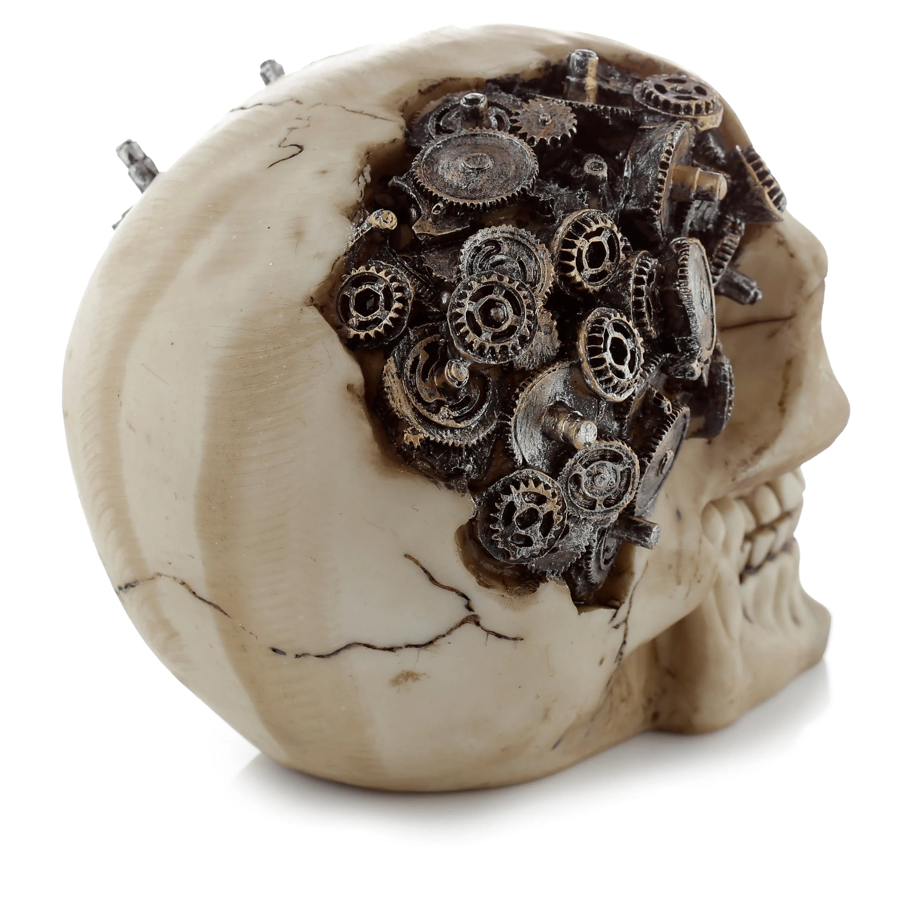 Steampunk Style Skull with Cogs and Gears