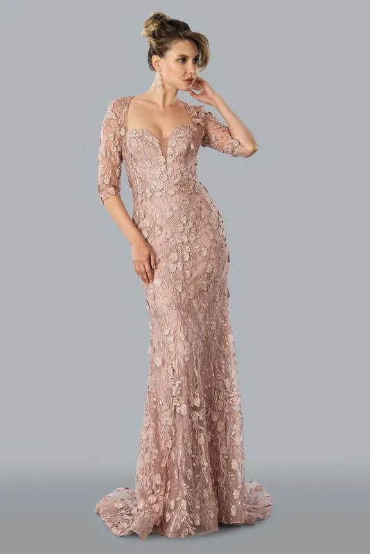 Stella Couture Size 18 23311 Slate Blue Mother of Bride Dress