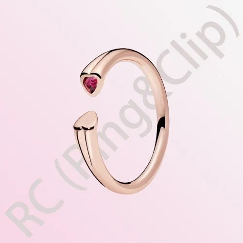 Sterling Silver Princess Tiara Crown Sparkling Love Heart Ring for Women