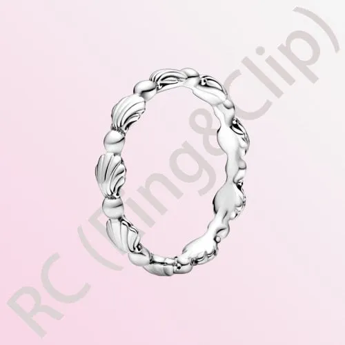 Sterling Silver Princess Tiara Crown Sparkling Love Heart Ring for Women
