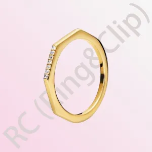Sterling Silver Princess Tiara Crown Sparkling Love Heart Ring for Women