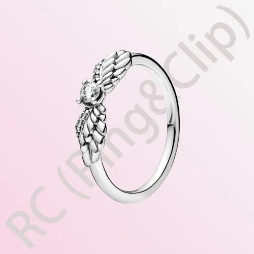 Sterling Silver Princess Tiara Crown Sparkling Love Heart Ring for Women
