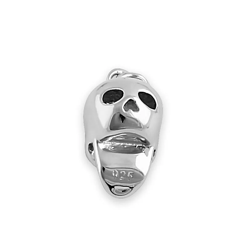 Sterling Silver Skull Pendant