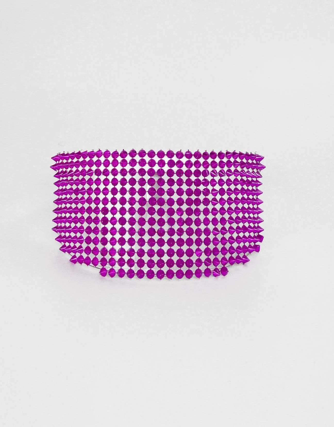 Studded Visor in Magenta