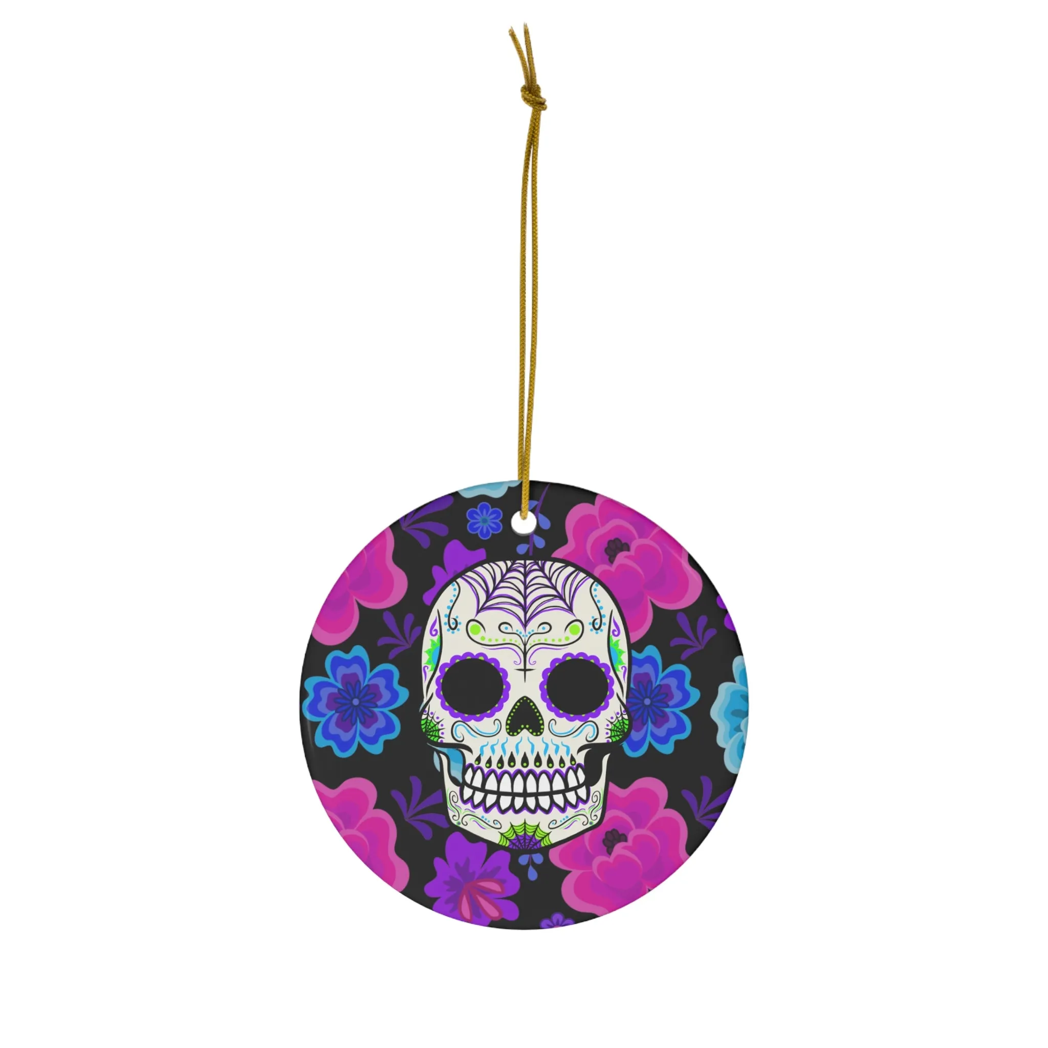Sugar Skull - Day of the Dead - Ceramic Ornaments
