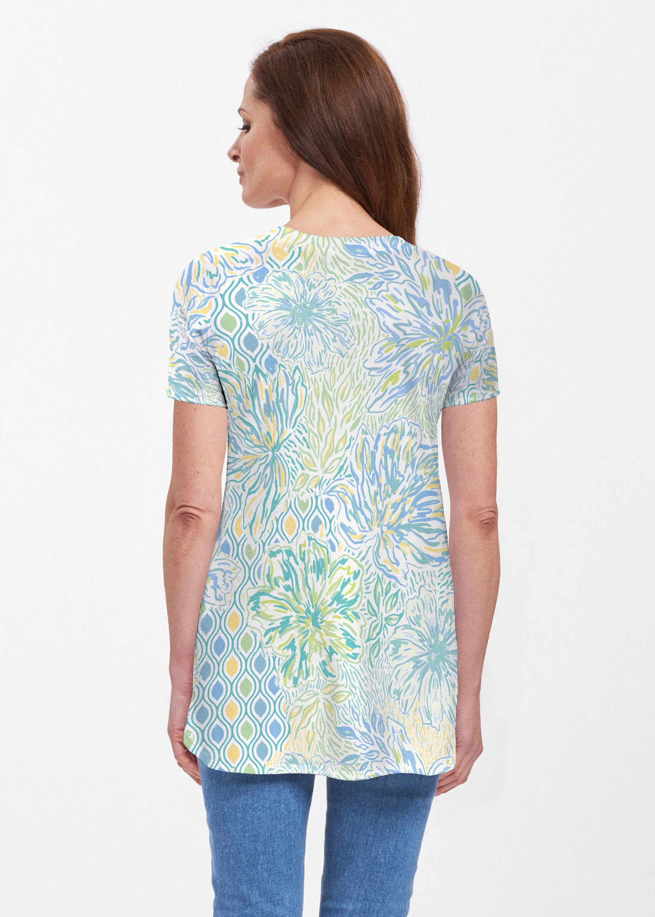 Summer Vibes (8069) ~ Short Sleeve Butterknit tunic