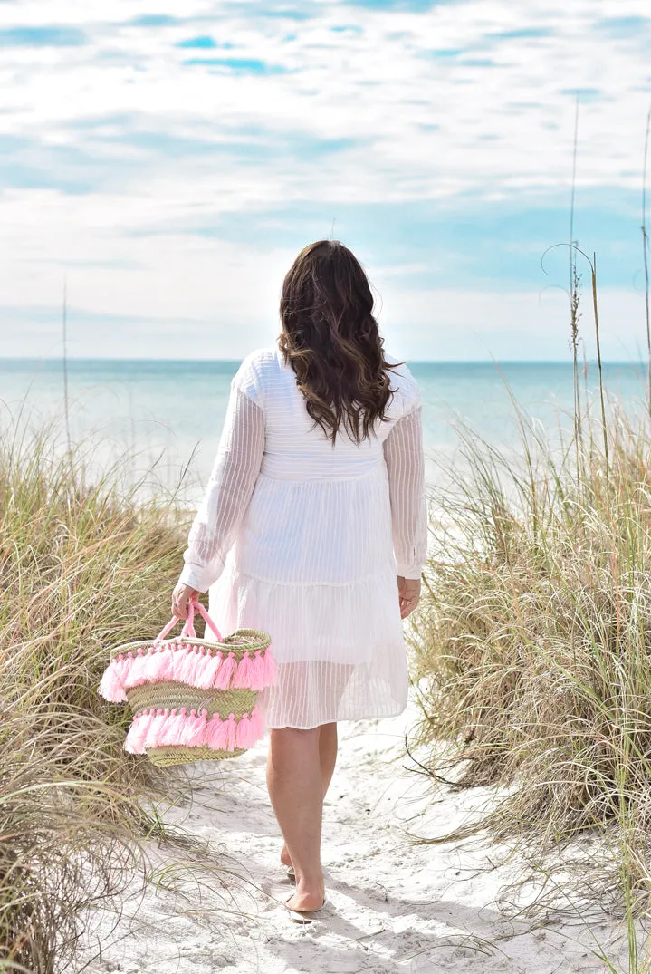 Sun Daze Shirt Dress in White