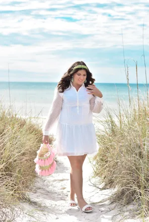 Sun Daze Shirt Dress in White