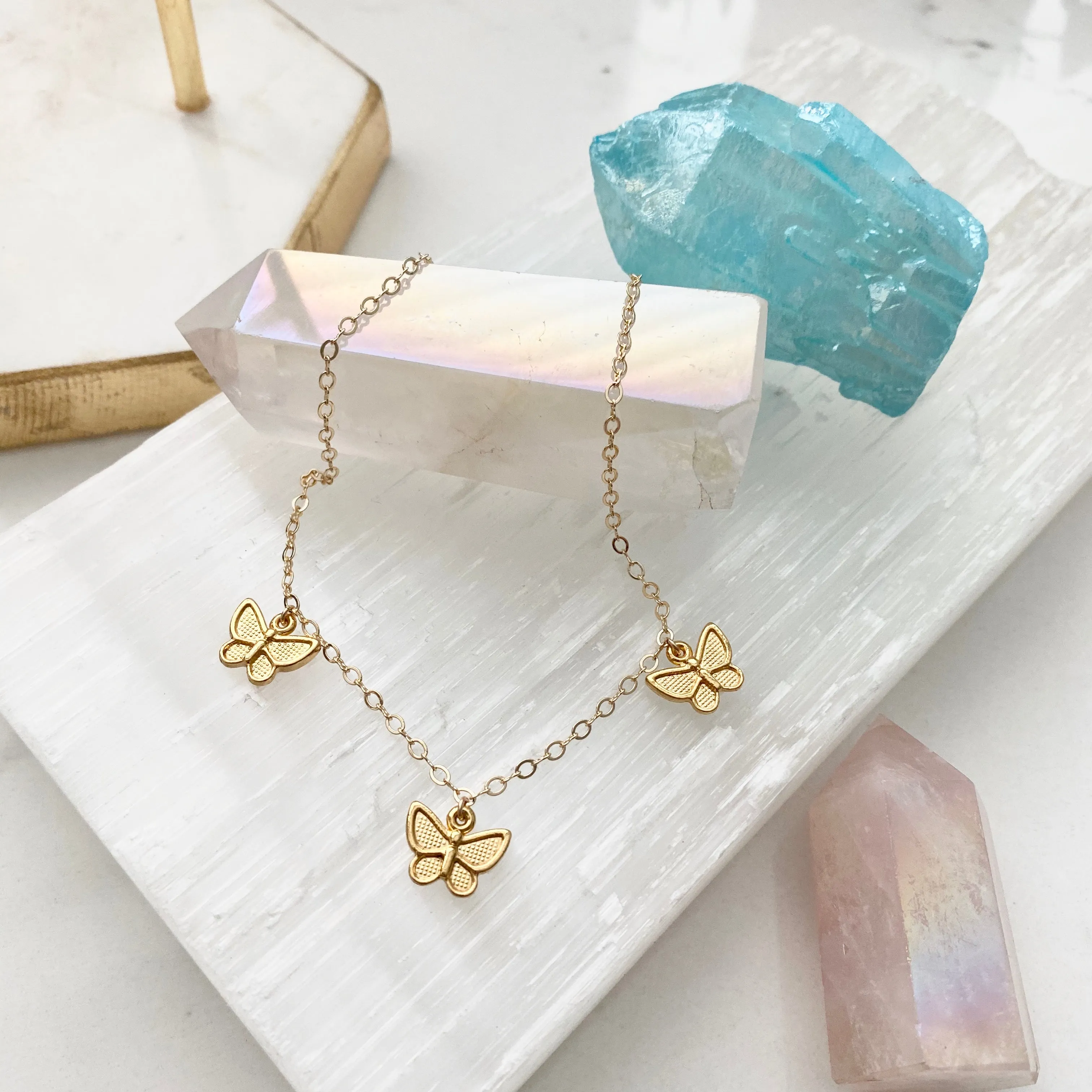 Sydney Butterfly Charm Necklace