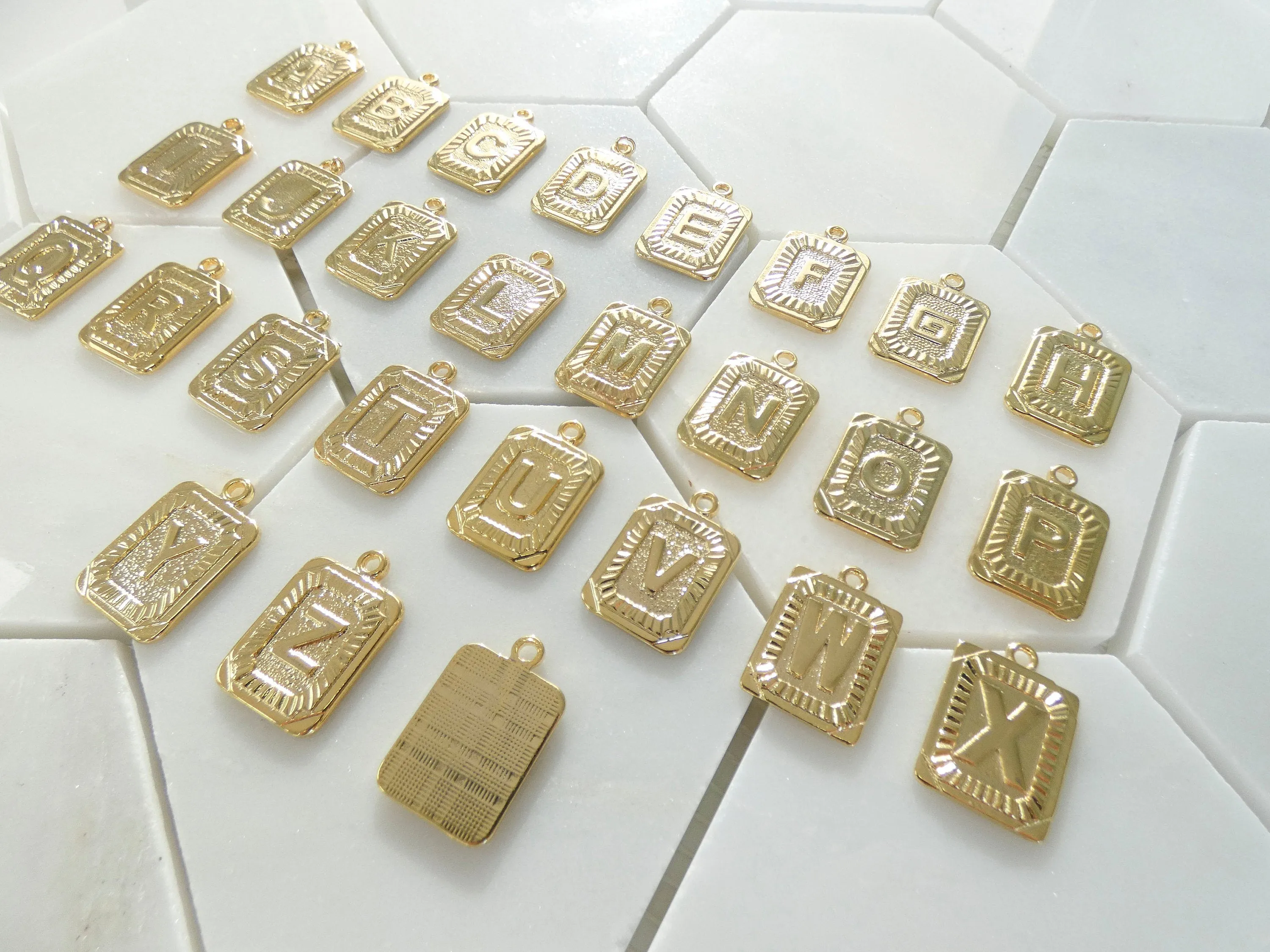 Tablet Initial Bracelet
