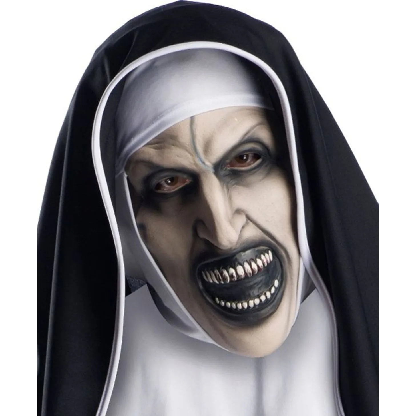 The Nun 3/4 Mask With Headpiece - Adult