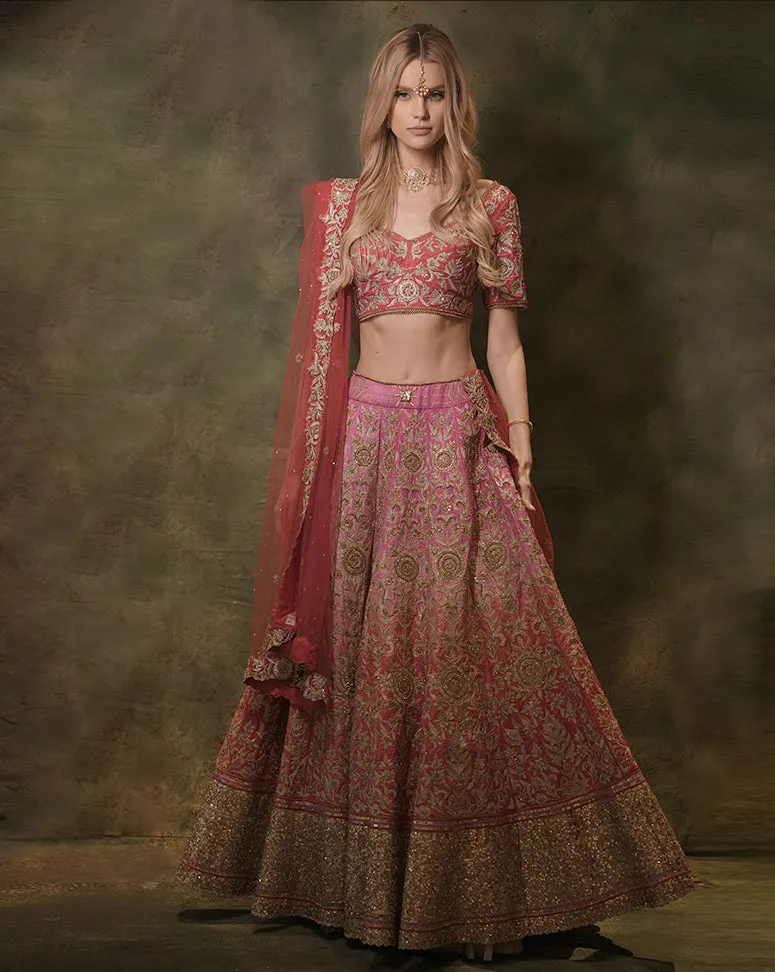 The Ombre Bridal Lehenga