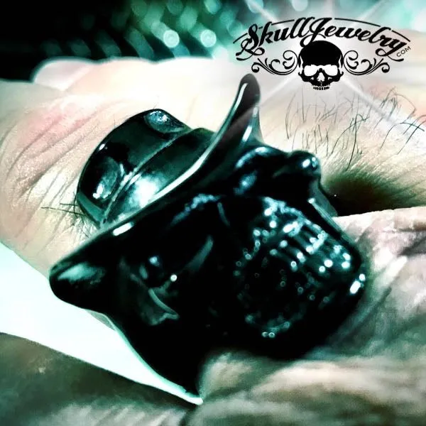 The "Unforgiven" Cowboy Skull Ring (729)