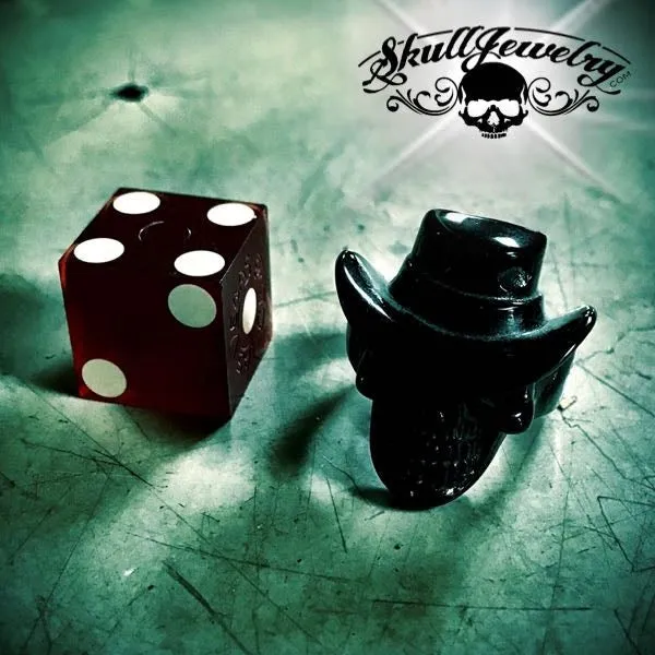 The "Unforgiven" Cowboy Skull Ring (729)