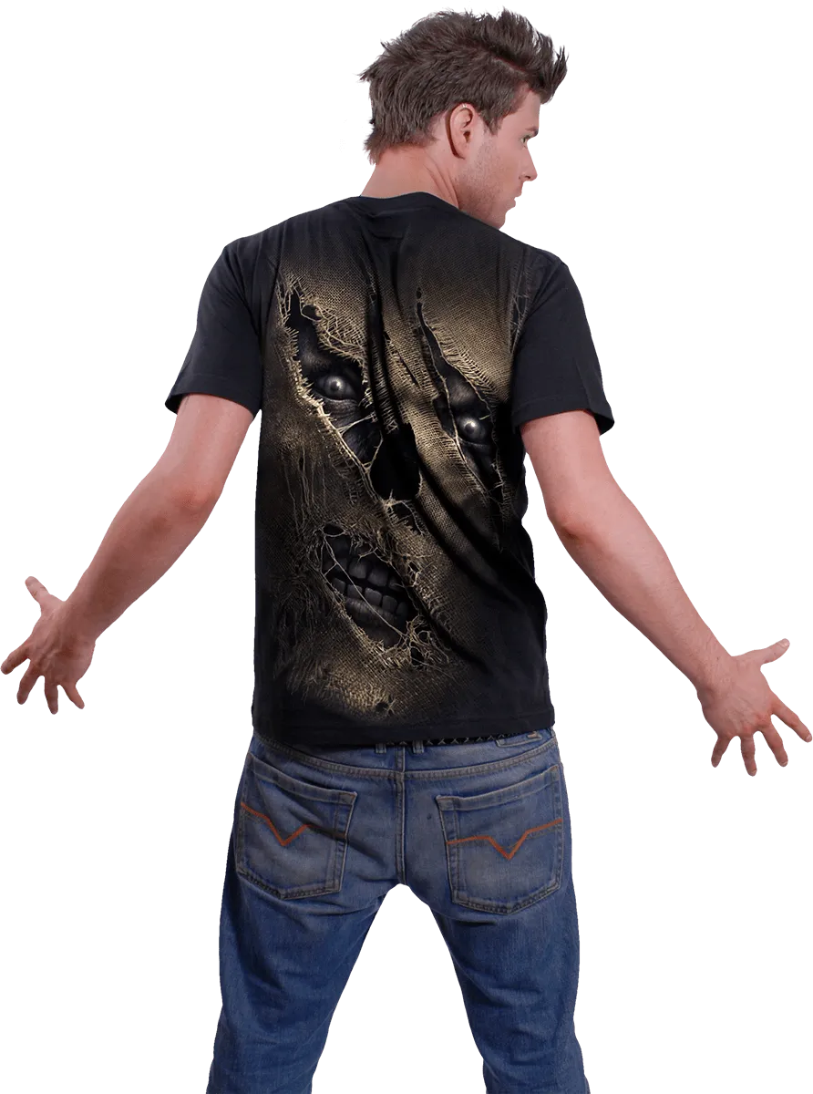 THREAD SCARE - T-Shirt Black
