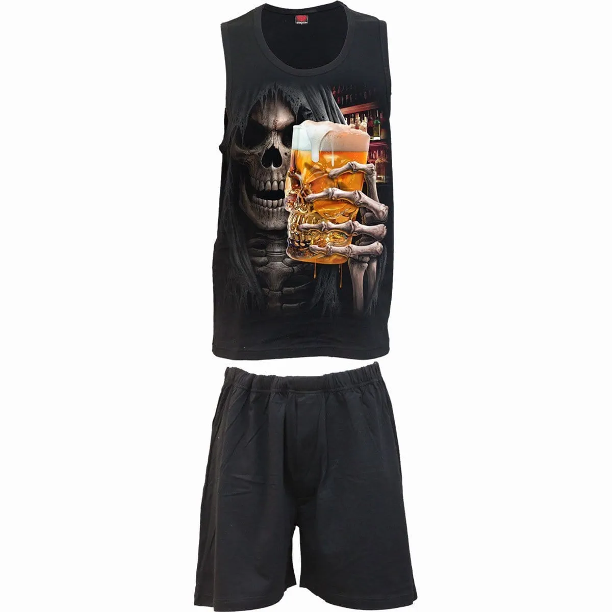 TRIPLE 6 - 4pc Mens Gothic Pyjama Set