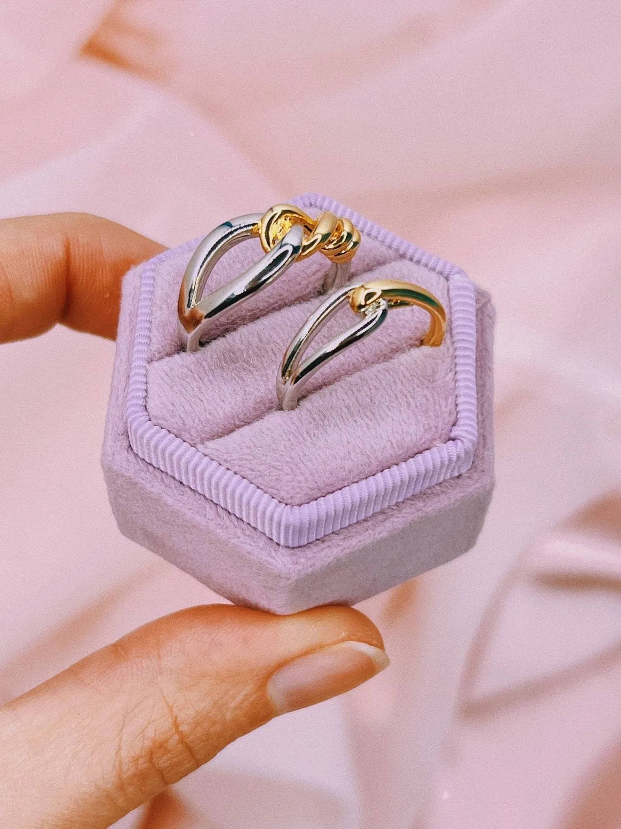 Two Tone Twist Rings