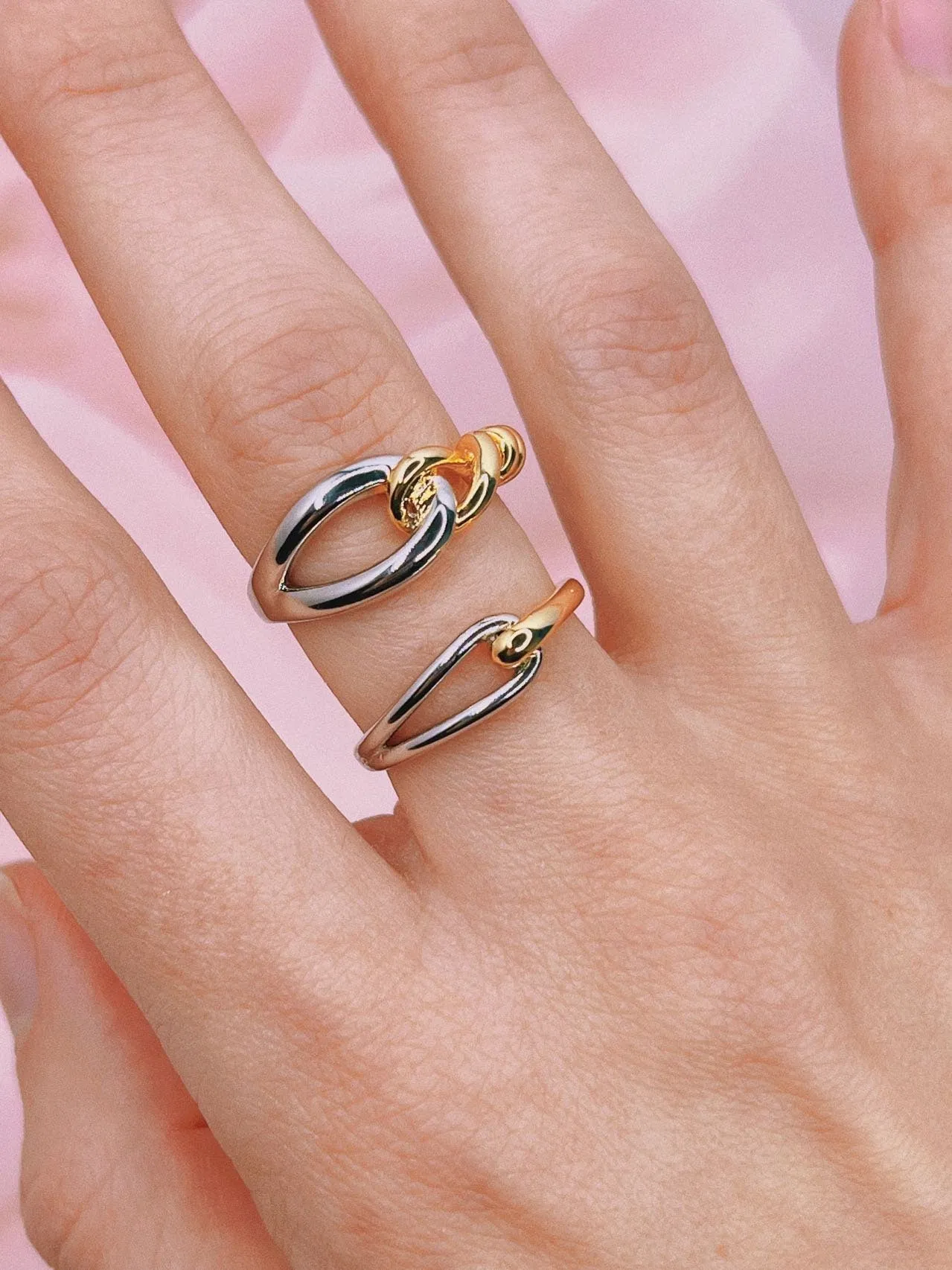 Two Tone Twist Rings