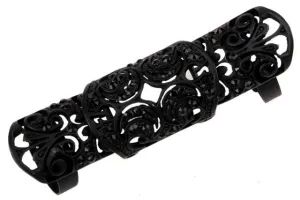 Victorian Gothic Knuckle Ring with Rhinestones