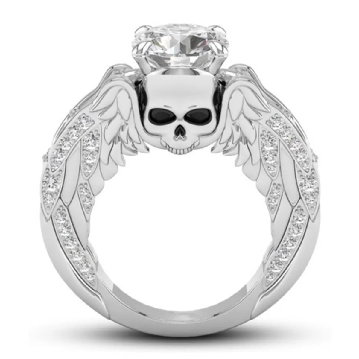 Vintage Angel - Skull Ring (#w044)